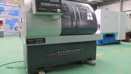 Ck6432A High Precision Small CNC Lathe Working Process Is 450mm/700mm 