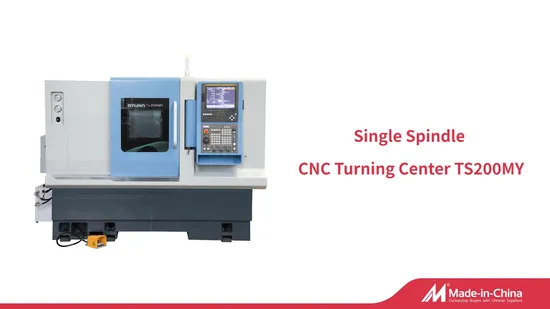 Oturncnc Y C Axis CNC Lathe Germany Tool Turret Twin Spindle Taiwan CNC Turning Lathe with Live Tooling Ety150ms